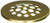 Jaclo 517-SB Tub Drain Grid Strainer, Satin Brass