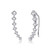 Ear Climbers Earring Jewelry 7 Crystals Ear Cuffs Hoop Climber S925 Sterling Silver Earrings for Women Girls with Cubic Zirconia CZ -Sliver- Ear Climbers Earring Jewelry 7 Crystals Ear Cuffs Hoop Climber S925 Sterling Silver Earrings for Women Girls with Cubic Zirconia CZ -Sliver-