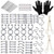 Piercing Kit - Autdor 94Pcs Professional Body Piercing Kit Includes Piercing Jewelry Piercing Needles 14G 16G Piercing Clamps Belly Ring Tongue Tragus Nipple Lip Nose Ring Body Piercing Tools