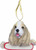 Cocker Spaniel Ornament Parti "Santa's Pals" With Personalized Name Plate A Great Gift For Cocker Spaniel Lovers