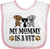 Inktastic Veterinarian Mommy is a Vet Baby Bib White and Pink 2e1ba
