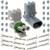 Delphi Packard 3 Completed Set -2 Circuits- Grey Weatherpack Waterproof Terminal Kit 14 16 AWG