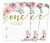 Inkdotpot Floral Girl First Birthday Invites Fill-in Stlye Party Invitations with Envelopes Pack of 30 5x7 inches