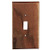 Sierra Lifestyles Traditional Switch Plate, 1 Toggle, Black Walnut