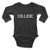 John Belushi College Funny Baby Clothes Unisex -Black 6 Months- Animal House College Long Sleeve Bodysuit John Belushi College Funny Baby Clothes Unisex -Black 6 Months- Animal House College Long Sleeve Bodysuit