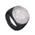 Oakky Men's Stainless Steel Stars Vintage Round Compass Signet Ring Ancient Silver Size 7