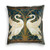 Pillow Cover Walter Crane Swan Rush and Iris Art Nouveau Soft Square Throw Pillowcase Cushion Cover for Sofa Bedroom with Invisible Zipper18x18 Inch