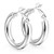 14K Real Gold Plated Lightweight Silver Chunky Hoop Earrings Gift Hoops Jewelry Lightweight Hoop Earring for Women