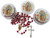 Westman Works Our Lady of Guadalupe Rosary Gift Set with Rose Scented Beads  and  Case Set of 6