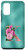 Galaxy S20 Teal floral Initial letter K monogram lilac flowers Case