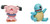 Pokemon Battle Ready 2 Figure Pack Squirtle and Snubbull Action minifig