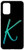 Galaxy S20 plus Blue Gradient Initial K Phone Case Cool Ombre Blue Letter K Case