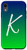 iPhone XR Blue to Green Gradient Initial K Phone Case Green Letter K Case