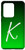 Galaxy S20 Ultra Initial K Black to Green Gradient Phone Case Green Letter K Case