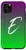 iPhone 11 Pro Letter E Phone Case Purple Gradient Ombre Green Initial E Case