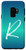 Galaxy S9 Letter R Blue Gradient Phone Case Calligraphy Blue Initial R Case