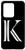 Galaxy S20 Ultra Initial K Phone Case Black Varsity Style Monogram Letter K Case