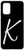 Galaxy S20 plus Letter K Phone Case Black Calligraphy Monogram Initial K Case