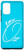 Galaxy S20 plus Letter O Flower Bright Blue Phone Case Blue Floral Initial O Case