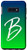 Galaxy S10e Blue to Green Gradient Initial B Phone Case Green Letter B Case