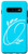 Galaxy S10 plus Letter O Flower Bright Blue Phone Case Blue Floral Initial O Case