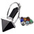 TUMBEELLUWA Healing Crystal Quartz 7 Chakra Pendulum Dowsing Gemstone Divination Reiki StoneObsidian