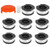 LesinaVac 9 Pack Weed Eater Spool Replacement Parts for Black and Decker AF-100 with String Trimmer Spool Refills Line 30ft 0.065" 8 Replacement Spools1 Spool Cap and  Spring