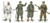 Dragon Models German Winter Combatants 1943-45 Model Building Kit (4 Figures Set), Scale 1/35