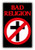 valstick Bad Religion Cross Car Bumper Sticker Decal 14" X 9"