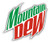 valstick Mountain Dew Logo Car Bumper Sticker Decal 14" X 12"