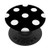 Polka Dot Black and White Pattern PopSockets PopGrip- Swappable Grip for Phones  and  Tablets