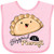 Inktastic Happiest Lil' Pierogi Baby Bib Pink 2b82d