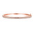 PAVOI 14K Gold Plated Cubic Zirconia Bangle Classic Tennis Bracelet  Rose Gold Bracelets for Women  7.5 Inches PAVOI 14K Gold Plated Cubic Zirconia Bangle Classic Tennis Bracelet  Rose Gold Bracelets for Women  7.5 Inches