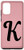 Galaxy S20 plus Rose Pink Monogram K Initial Capital Letter K Gifts Phone Case
