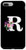 iPhone 7 Plus-8 Plus floral monogram white initial letter R cute pink red flowers Case