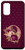 Galaxy S20 Maroon floral Initial Letter O monogram blush flowers Case