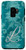 Galaxy S9 Teal floral Initial letter L monogram teal ornamental Case