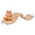 Camidy Pet Hamster Parrot Climbing Ladder Soft Suspension Birds Toy Pet Bird Hamster Cage Hanging Exercise Ladder Toy 7. 530cm