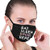 Eat Sleep K-Pop Repeat Funny Face Mask for Men Women Gift Mask