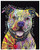 Beware of Pit Bulls by Dean Russo Animal Contemporary Dog Print Poster 11x14