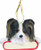 Papillion Ornament "Santa's Pals" With Personalized Name Plate A Great Gift For Papillion Lovers