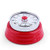 Rommeka Magnetic Mechanical Timer Round Magnet Mechanical Rotate Countdown Clock Timer 60 Minute Visual Kitchen Countdown Timer With Alarm for Cooking Baking Steaming (red)