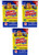 Worlds Smallest Wacky Packages Minis Series 2 Blind Box -Bundle of 3-