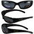 Global Vision BluWater Polarized Floating 6 Sunglasses Black Frames Smoke Lenses
