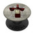 Wine Glasses In Paris Distressed Wine Bottle PopSockets PopGrip- Swappable Grip for Phones  and  Tablets