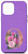 iPhone 12 Pro Max Lilac floral Initial Letter O monogram pink floral purple Case