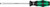 Wera 05340330001 Kraftform Plus 334 Slotted Screwdriver Lasertip 6mm Head 6" Blade Length