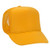 Otto Polyester Foam Front 5 Panel High Crown Mesh Back Trucker Hat - Gold