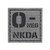 IR Wolf Gray ONEG NKDA O- Blood Type 2x2 Grey Tactical Morale Fastener Patch