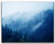 Foggy Forest Wall Art - 11x14" UNFRAMED Print - Indigo Blue Mountain Wall Decor - Nature Wall Print